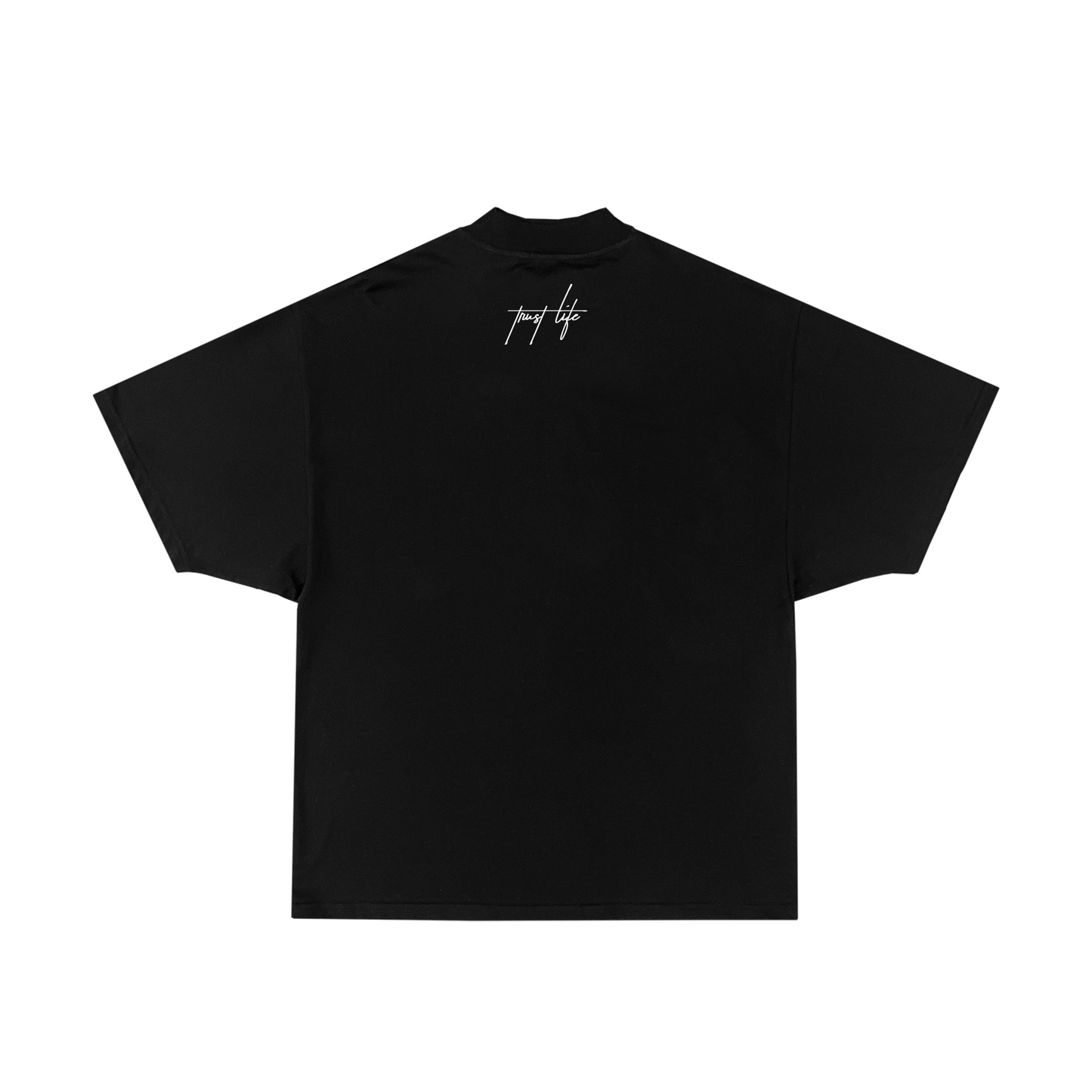 'Til Death Oversized Mock Neck T Shirt