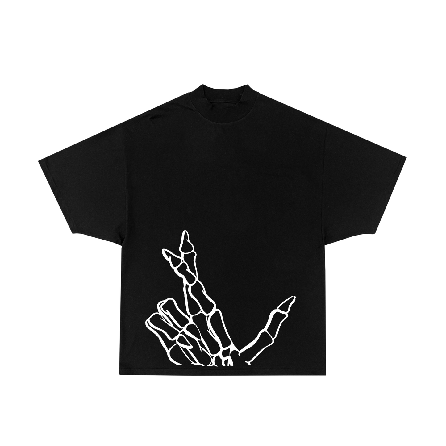 'Til Death Oversized Mock Neck T Shirt