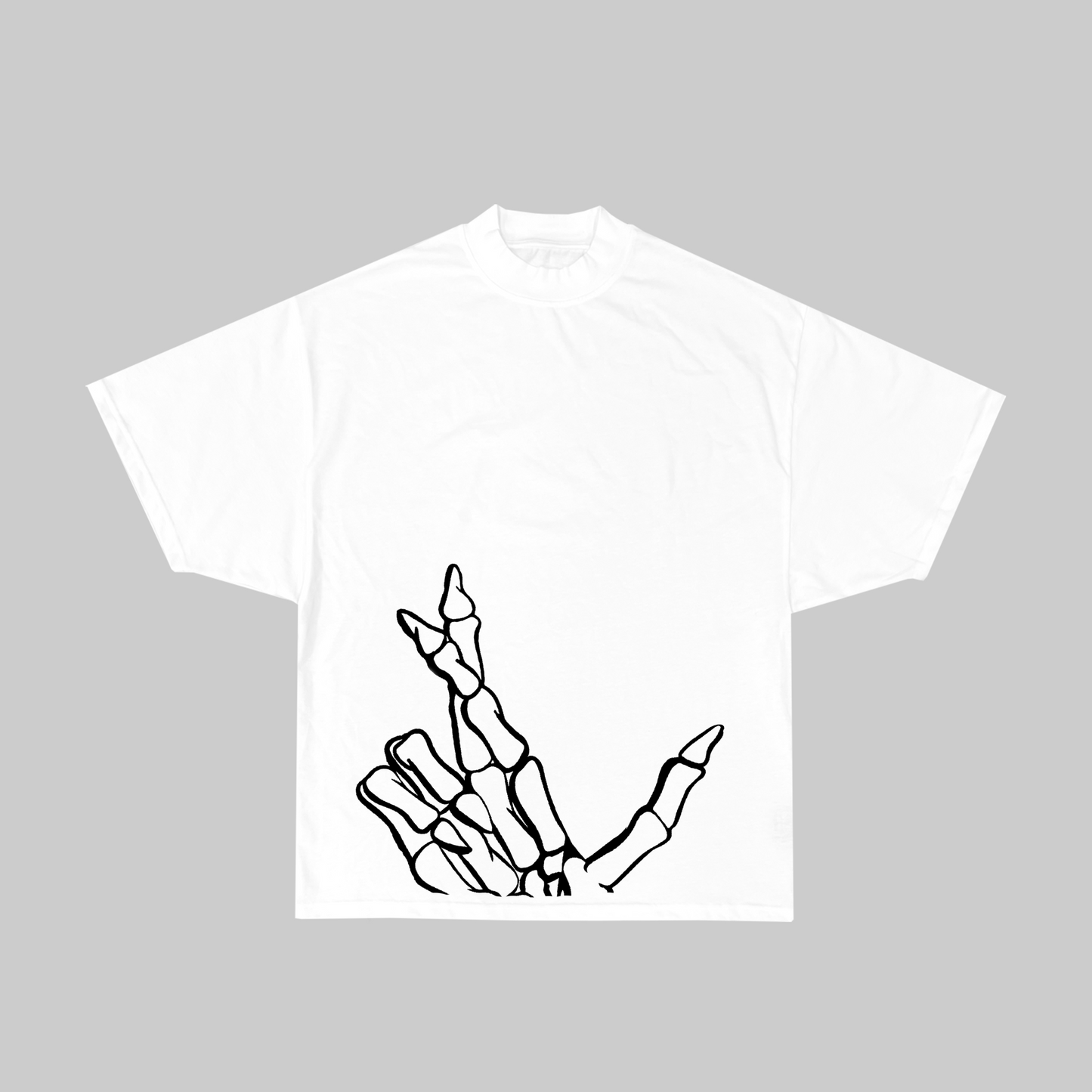 'Til Death Oversized Mock Neck T Shirt
